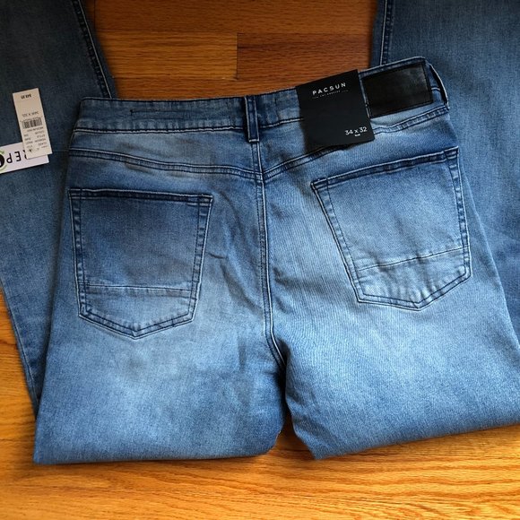 PacSun Jeans Active Stretch Slim fit 34x32 nwt - Picture 9 of 9